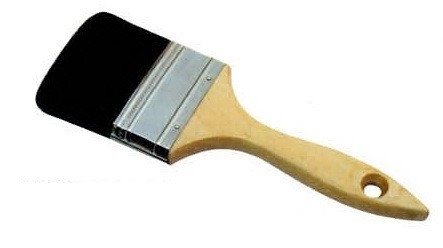 ブラック 太い剛毛ペイント ブラシ 2" 3" 4" OEM