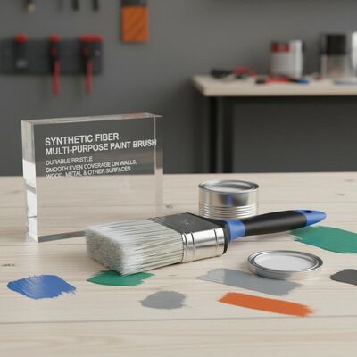 合成繊維多用途塗料ブラシ 耐久性 ブリストル 壁のスムーズなカバーのために設計 木 金属やその他の表面