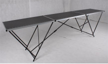 3Mの携帯用絵画飾る用具の折るアルミニウム壁紙の貼り付けのテーブル